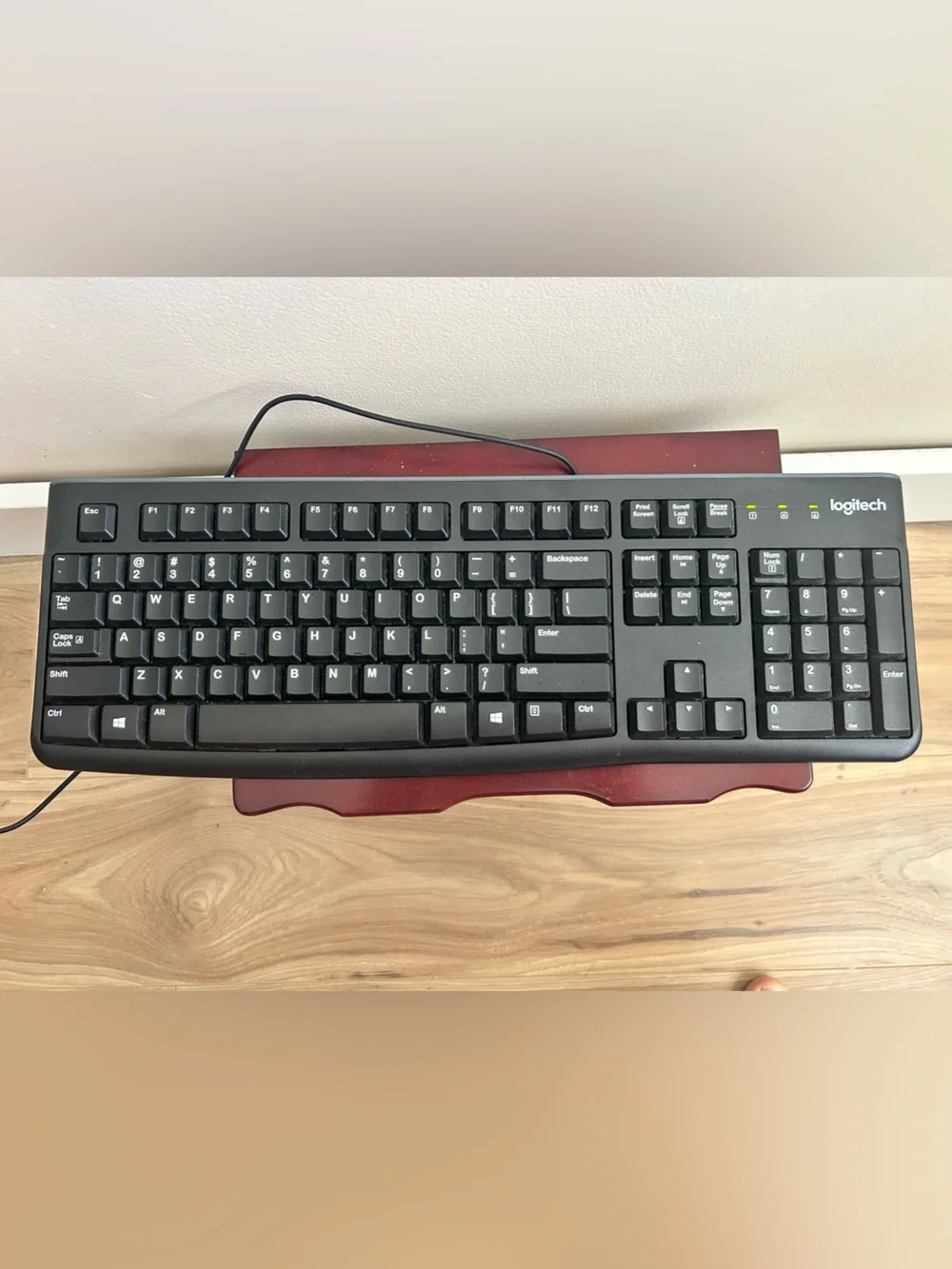 Logitech K120 Wired USB Keyboard Black QWERTY Plug & Play Model Y-U0009